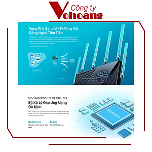 Bộ Phát Wifi 6 TP-Link Archer AX72 Gigabit Băng Tần Kép AX5400 - Hàng Chính Hãng