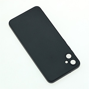 Ốp lưng dành cho SamSung Galaxy A06 dẻo màu đen bảo vệ camera sau, chống bám vân tay  - Hàng chính hãng