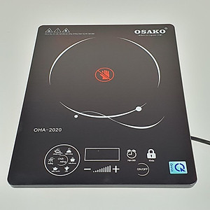 Bếp Hồng Ngoại 2000W Osako Mặt kính Ceramic Công Suất Lớn Nấu Cực Nhanh Tiết Kiệm Điện - Hàng Nhập Khẩu