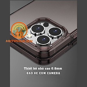 Ốp lưng nhám chống sốc cho iPhone 15 Pro Max, 15 Pro, 15 Plus, iP 15 hiệu Likgus Fosted Transparent chống bẩn và vân tay - Hàng nhập khẩu