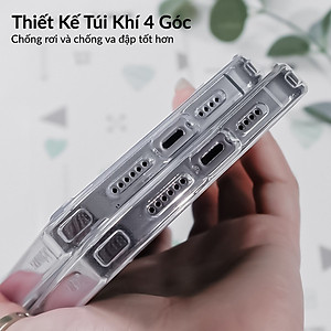 Ốp lưng chống sốc cho iPhone hiệu Likgus Crashproof - Thiết kế trong suốt, chống ố, giúp chống chịu mọi va đập - hàng nhập khẩu