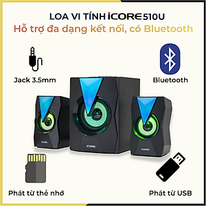 Loa Vi Tính 2.1 iCore 510U - Hàng Chính Hãng