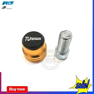 Ốc Gắn Chân Gương Cho Xe Máy Đủ Màu Kèm Ốc 10 ly Thuận Ngược 