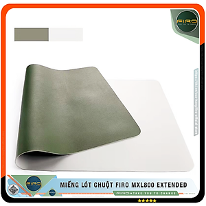 Lót Chuột FIRO - Pad Chuột FIRO - Miếng Lót Chuột Cỡ Lớn MXL800 EXTENDED 80cmx40cm - Chất Liệu Da PU Cao Cấp - Tấm Lót Chuột Và Bàn Phím Chơi Game - Tấm Trải Bàn Làm Việc - Thiết Kế 2 Mặt Tiện Lợi - Hàng Chính Hãng FIRO