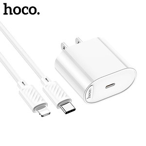 Bộ Sạc Nhanh PD 20W Cho iPhone, iPad Hoco C76Plus/CS13/C109 - Hỗ trợ sạc nhanh 0-50% Pin trong 30p - Hàng Chính Hãng