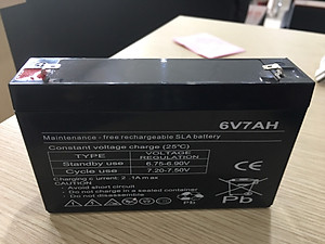 Bình ắcc quy khô kaiyo 6V / 7Ah - Chuyên dùng cho Đèn sạc, Quạt sạc , xe ô ô xe máy đồ chơi trẻ em