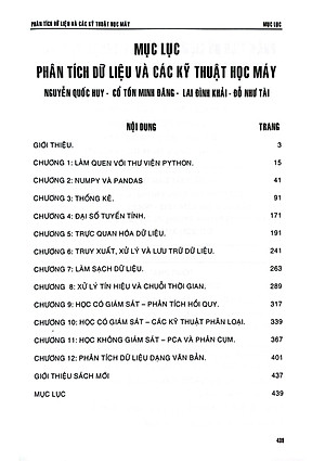 Phân Tích Dữ Liệu Và Các Kỹ Thuật Học Máy -STK