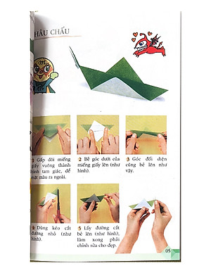 Origami - Trò Chơi Gấp Giấy Dành Cho Trẻ Em Tập 1 (Tái Bản) - Vanlangbooks