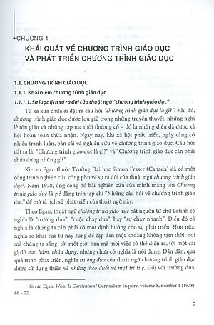 Phát Triển Và Quản Lí Chương Trình Giáo Dục