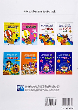 Bài Tập Phát Triển Năng Lực Học Sinh Môn Toán Lớp 1 - Tập 1