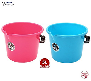 Xô nhựa Yamada 5L có quai xách, làm từ nhựa PP cao cấp - nội địa Nhật Bản