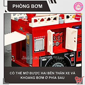 Đồ chơi lắp ráp xếp hình Qman 12022 - Cứu hoả trạm xăng nhiên liệu (275 chi tiết) - Dành cho bé từ 6 tuổi