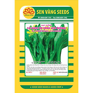 Hạt giống cải ngồng bông - cải ngọt ăn bông gói 20g VTS30