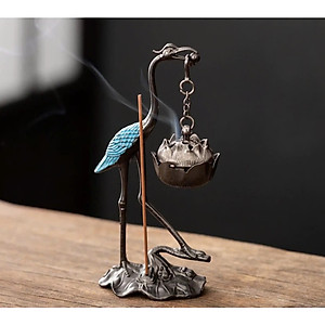 Lư Hạc Đốt Trầm Lư Treo Xông Trầm Độc Đáo