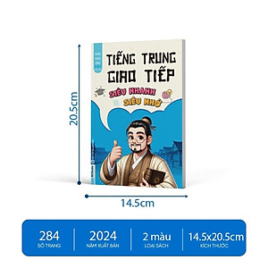 Sách - Tiếng Trung giao tiếp siêu nhanh siêu nhớ