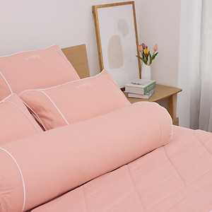 Vỏ Gối Nằm Chần bông K-Bedding by Everon KNTS và KNSS chất Ice-soft 45x65cm thoáng mát, kháng khuẩn (1 cặp)