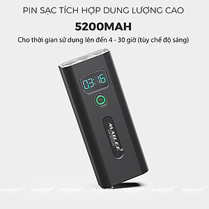 Đèn Pha Xe Đạp Chiếu Sáng Cao Cấp Chống Nước BC30/FX4 Gắn Ghi-Đông Siêu Sáng Sạc Điện Type-C Có Đồng Hồ Hiển Thị Thời Gian Lượng Pin Có Hỗ trợ Sạc Khẩn Cấp - Mai Lee