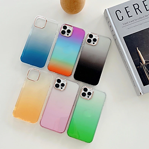 Ốp lưng chống sốc cho iPhone 14 Pro / 14 Pro Max / 12 Pro Max hiệu Likgus Luxury Gradient trang bị viền Camera ánh kim sang trọng , chống sốc chống va đập - Hàng nhập khẩu