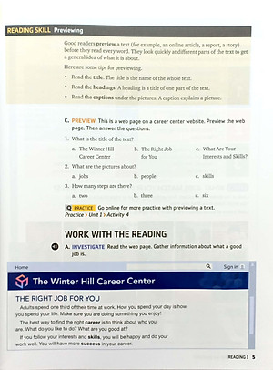 Q: Skills For Success: Level 1: Reading And Writing Student Book With iQ Online Practice - 3rd Edition