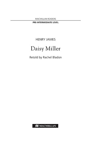 Sách Macmillan Readers: Daisy Miller Preint