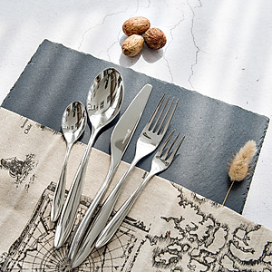 Bộ dụng cụ bàn ăn dao thìa nĩa Inox 304 DandiHome cao cấp