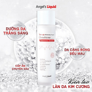 Nước Thần Dưỡng Trắng Da Cân Bằng Độ Ẩm Angel's Liquid Tone Up Whitening Program Glutathione Treatment Essence 150ml