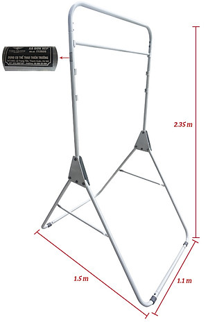 Xà đơn xếp 2020 gấp gọn, điều chỉnh chiều cao từ 1.6m- 2.35cm an toàn cho mọi lứa tuổi T THIEN TRUONG SPORT