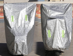 [3 LỚP CAO CẤP - CHÍNH HÃNG] Bạt phủ xe máy chất lượng tốt, chống mưa nắng, bụi bẩn, vải dù pha nilon chống thấm tuyệt đối dododios