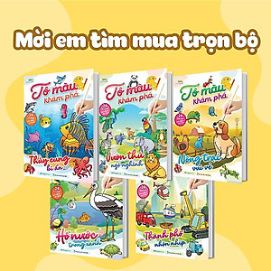 Sách Tô màu khám phá