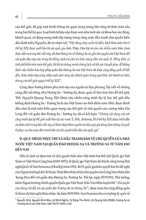 Quá Trình Xác Lập Của Nhà Nước Việt Nam Tại Quần Đảo Hoàng Sa Và Trường Sa