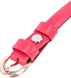 Bộ Thắt Lưng Và Ví Nữ Da Bò Huy Hoàng HT5111-HT3121 (Đỏ)