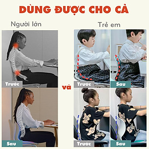 Ghế Công Thái Học Chống Gù, Điều Chỉnh Tư Thế Trẻ Em, Học SInh, Sinh Viên, Văn Phòng Legaxi