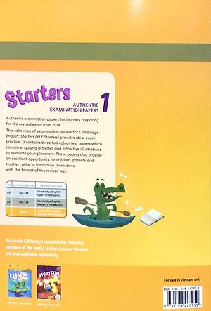 Cambridge English Starters 1 for Revised Exam from 2018 Student's Book