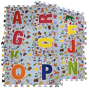 Bộ 26 tấm Thảm xốp cho bé Thoại Tân Thành, đạt tiêu chuẩn Mỹ và Châu Âu - kích thước 1 tấm 30x30cm, độ dày 0,9 - 1cm - 26 chữ cái (loại mới)