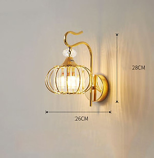 Đèn tường ROLLI pha lê kiểu dáng hiện đại trang trí nhà cửa sang trọng - kèm bóng LED chuyên dụng.