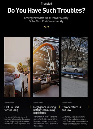 Bộ kích nổ ô tô, xe hơi kiêm pin sạc dự phòng nhãn hiệu Baseus cao cấp CRJS01-01 - Hàng Nhập Khẩu