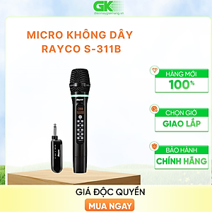 Micro Không Dây S-311B Tích Hợp Sẵn Pin Sạc - Hàng Chính Hãng