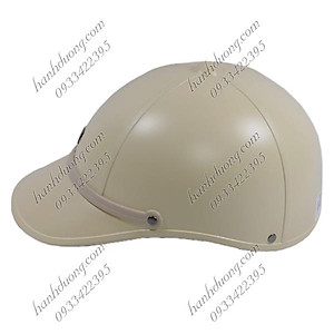 Nón bảo hiểm kết nam gắn mặt sắt, 4 khía gân nổi độc đáo, dây quai nón dễ dàng điều chỉnh - Hạnh Dương