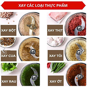MÁY XAY THỊT ĐA NĂNG - XAY GIÒ - XAY THỰC PHẨM NẤU ĂN - XAY ĐA NĂNG - CỐI INOX CÔNG SUẤT CAO [Tặng kèm quà ngẫu nhiên]