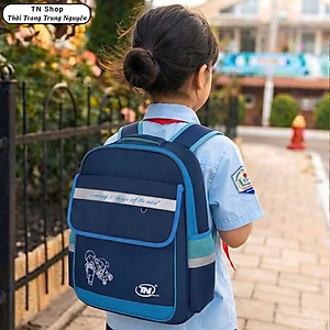 Balo Học Sinh Cấp 1 TN Bags TN.B3014 - Balo Đi Học Cho Bé Trai, Nhẹ Bền, Chống Thấm, Nhiều Ngăn Tiện Lợi