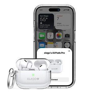 Ốp Elago Silicone Hang Case Dành Cho Airpods PRO 2 (2022), Nhiều Màu - Hàng Chính Hãng