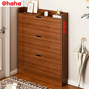[Kèm Ảnh Thực Tế - Miễn phí vận chuyển & Lắp đặt] Tủ giày thông minh siêu mỏng cao cấp Ohaha - TGCC025