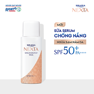 Serum chống nắng ngăn sạm, nám da Skin Aqua Nexta Shield Serum UV Essence SPF50+ PA++++ 50g ( dạng sữa)