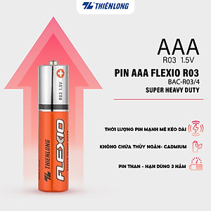 Pin loại AA/ AAA/ D Thiên Long Flexio - Hạn sử dụng siêu lâu