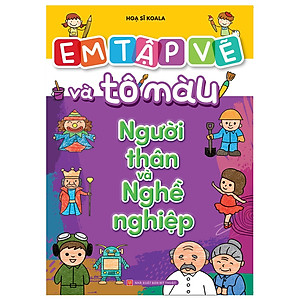 Sách: Combo Em Tập Vẽ Và Tô Màu (Túi 8 Cuốn)