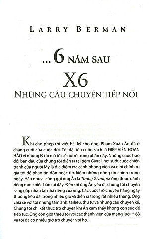 Điệp Viên Hoàn Hảo X6 - Phạm Xuân Ẩn