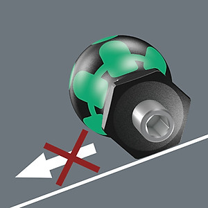 Cán vít  ngắn giữ vít từ tính 811/1 Stubby bits hand holder Wera 05008880001