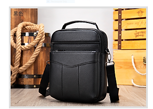 Túi đeo chéo nam 100% da bò thật cao cấp phong cách mới