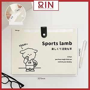 File đựng tài liệu A4 / Túi tài liệu A4 -8 ngăn lưu trữ tài liệu