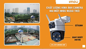 Camera Wifi 2 Mắt ngoài trời Imou Cruiser Dual 6MP IPC-S7XP-6M0WED hàng chính hãng